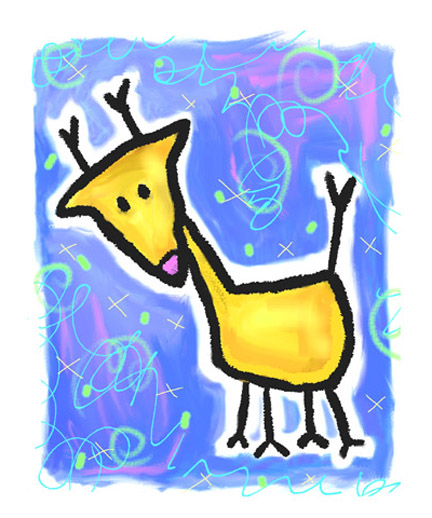 sticking it out painting
